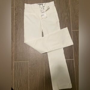 Women's White Cropped Pants